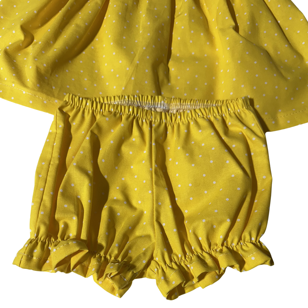Sunny Set- Yellow Polka Dot