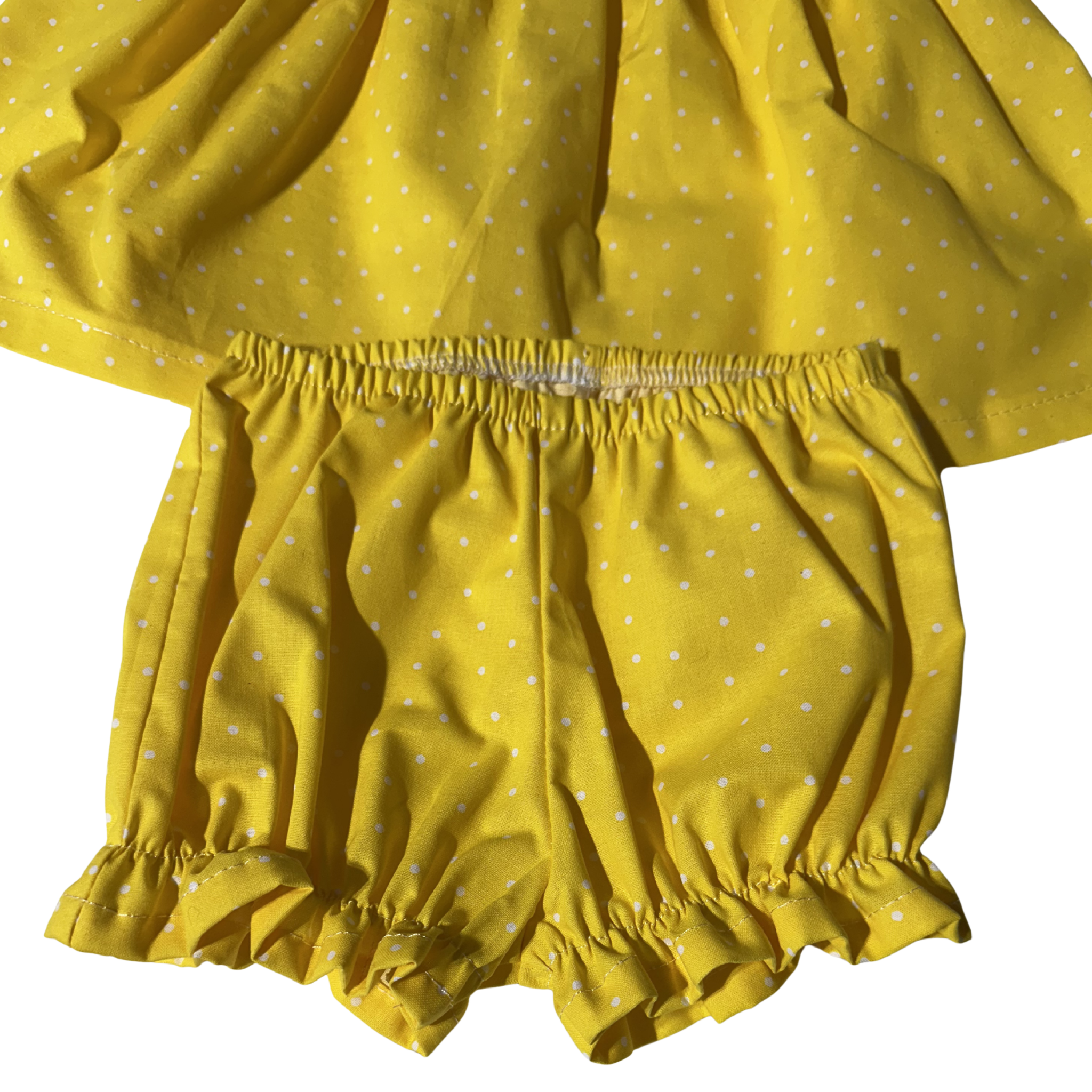 Sunny Set- Yellow Polka Dot
