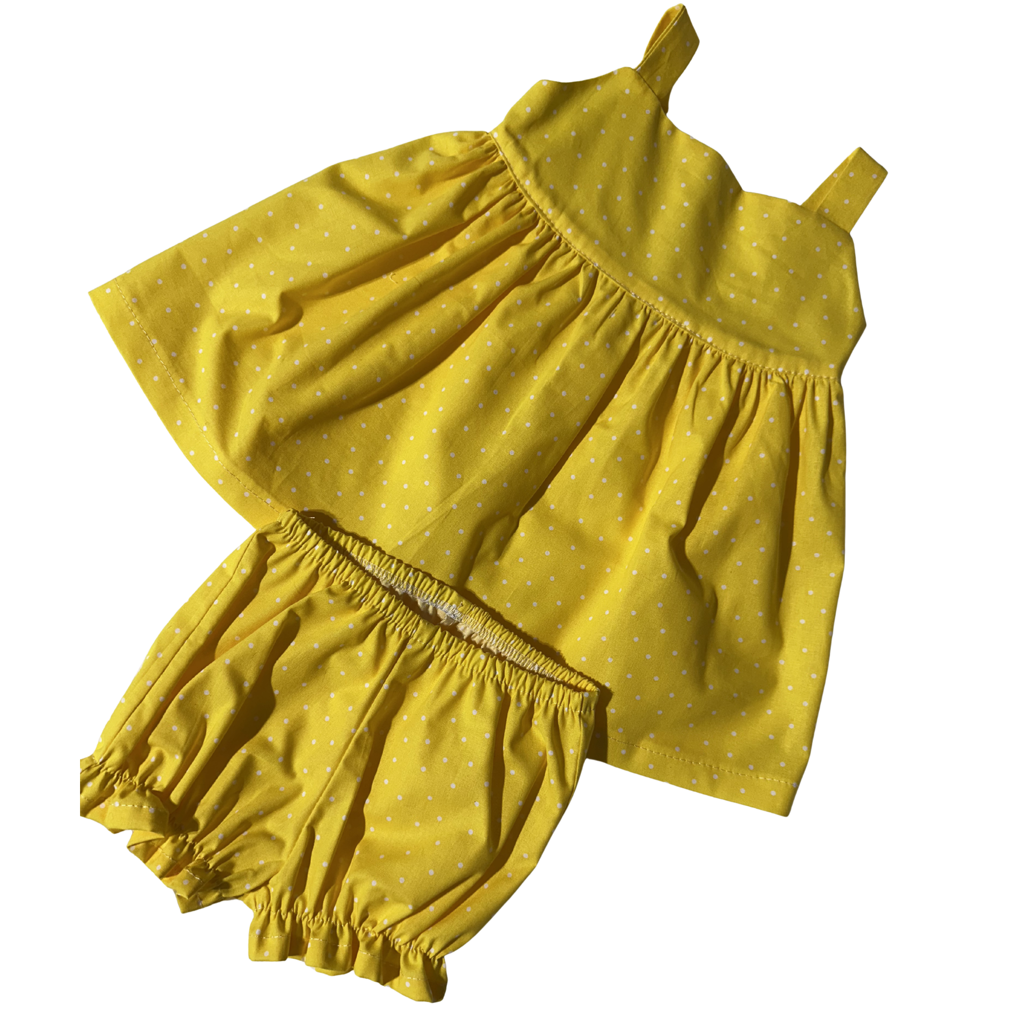 Sunny Set- Yellow Polka Dot
