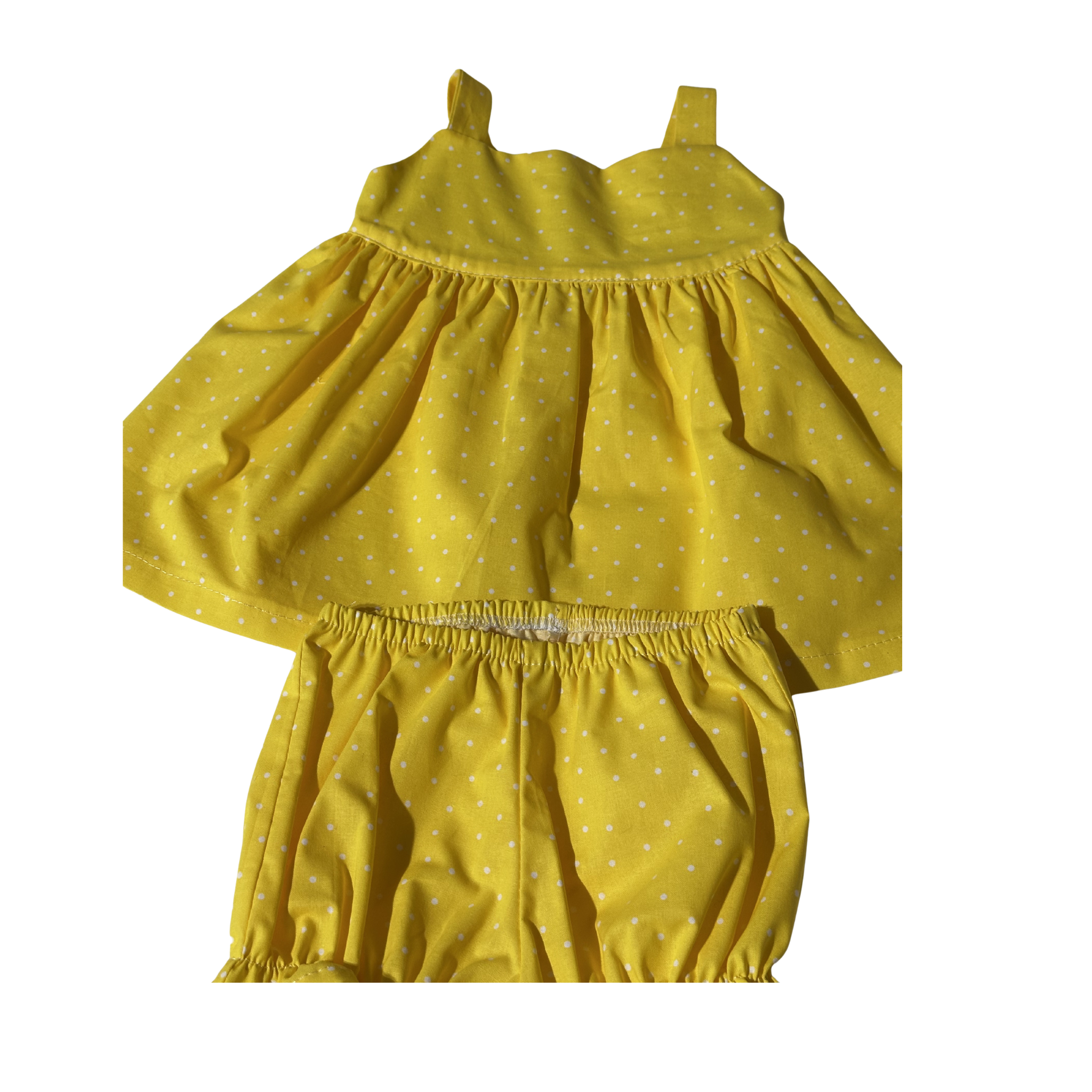 Sunny Set- Yellow Polka Dot